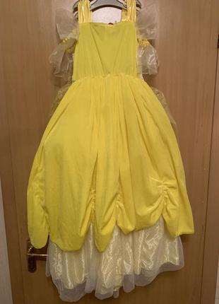 Карнавальна сукня костюм принцеси белль попелюшка3 фото