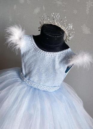 Святкова сукня сніжинка5 фото