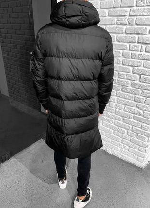 Парка куртка мужская теплая зимняя черная турция / курточка чоловіча тепла зимня чорна турречина2 фото