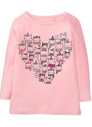 Реглан с котиками на 5 лет, gymboree оригинал америка