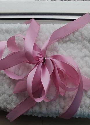 В'язаний плед для вашої дитини конверт alize puffy (безкоштовна доставка)