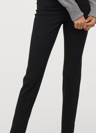 Шикарные плотные стильные деловые брюки замочек сбоку  h&m 🌹💕🌹