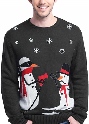 Daisysboutique новорічний светр чоловічий, малюнок 3d, новий, яскравий, оригінальний, з сша