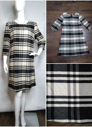 Байковое платье в клетку