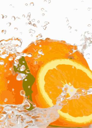 Художественный творческий набор, картина по номерам свежесть апельсина, 50x40 см, «art story» (as1036)