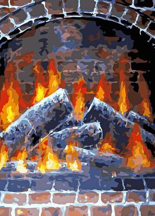 Художній творчий набір, картина за номерами тепло вогнища, 50x40 см, «art story» (as0585)