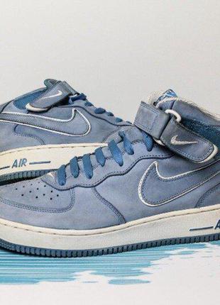 Кроссовки nike air force 1 натур кожа нубук оригинал 44-45 размер