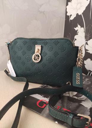 Сумка кроссбоди guess ninette double zip crossbody1 фото