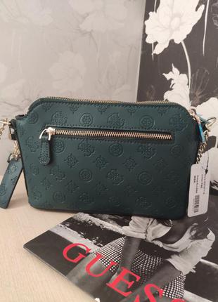 Сумка кроссбоди guess ninette double zip crossbody2 фото