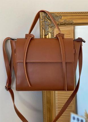 Стильная коричневая сумка