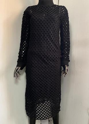 Розпродаж. стильне чорне плаття