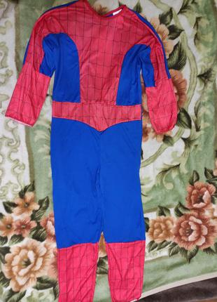 Карнавальный костюм человек паук на 10-12лет