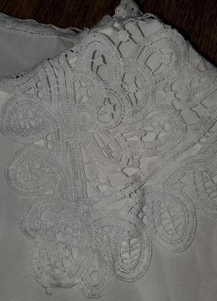 Винтажная блуза с кружевные воротником стиль рустик бохо прованс деревенский стиль5 фото