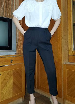 Винтажная блуза с кружевные воротником стиль рустик бохо прованс деревенский стиль8 фото