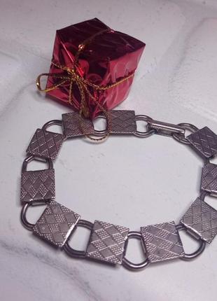 Стильный браслет  замок цепь
