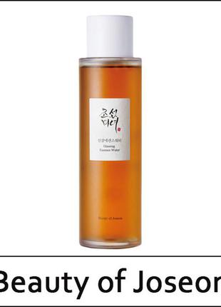 Есенціальний тонер з женьшенем beauty of joseon ginseng essence water