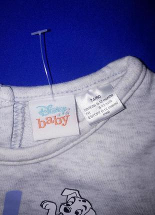 Новое тепленькое платьице" disney baby"(6-12мес)3 фото