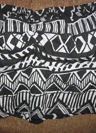 Топ aztec черно-белый