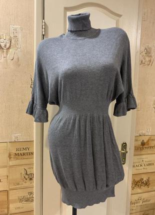 Платье вязаное водолазка oggi