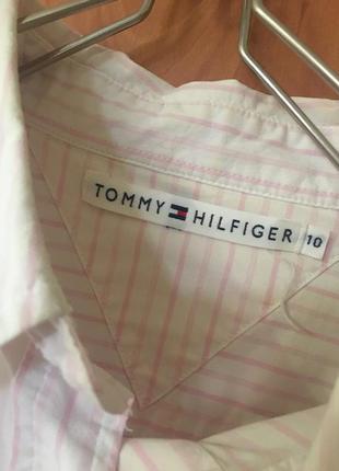 Хлопковая рубашка tommy hilfiger2 фото