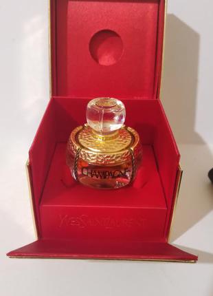 Yves saint laurent "champagne"-parfum 7,5ml vintage4 фото