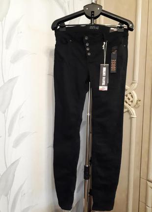 Стильные мужские джинсы из черного котона\зауженные\chicoree\р.м- l3 фото