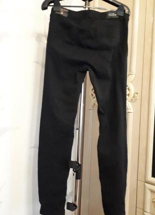 Стильные мужские джинсы из черного котона\зауженные\chicoree\р.м- l8 фото