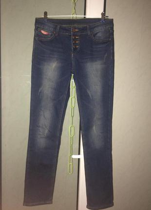 Джинсы на флисе