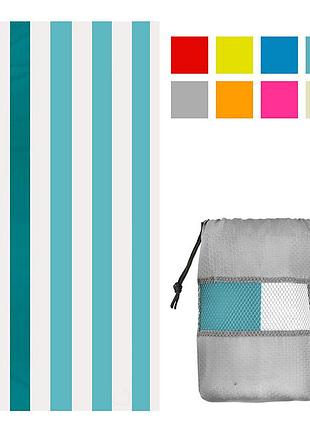 Полотенце из наномикрофибры 80x160 см light blue stripe