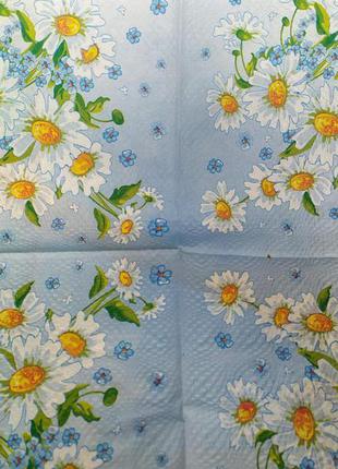 Салфетка для декупажа "ромашка"