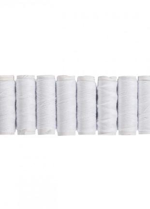 Набор ниток белых, 10 штук №40