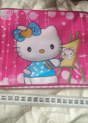 Сумка-косметичка hello kitty рожева