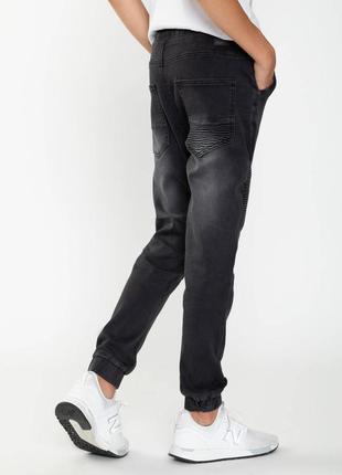 Демисезонные детские джинсы для мальчика young reporter польша 193-0110b-25-001-1 серый2 фото