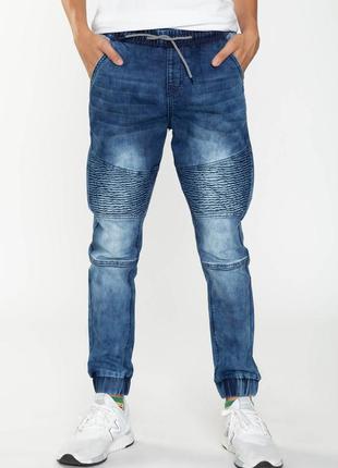 Демисезонные детские джинсы для мальчика young reporter польша 193-0110b-25-001-1 серый3 фото