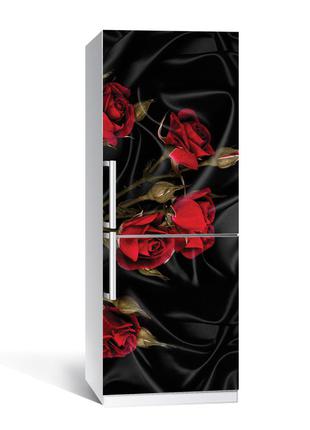 Наклейка на холодильник роза tassin 01 650х2000мм виниловая 3д наклейка декор на кухню самоклеющаяся хит!