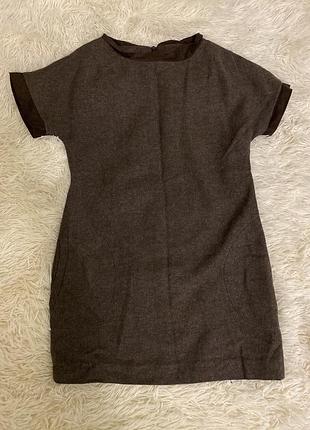Тёплое платье на подкладке zara