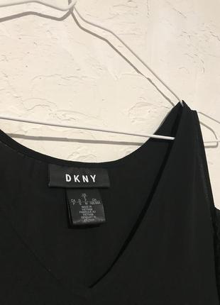 Dkny шифоновая блуза с открытыми плечами4 фото
