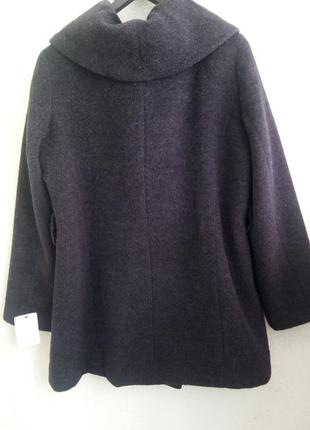 Последние размеры. шерстяное пальто от польского бренда sywia (7021)3 фото