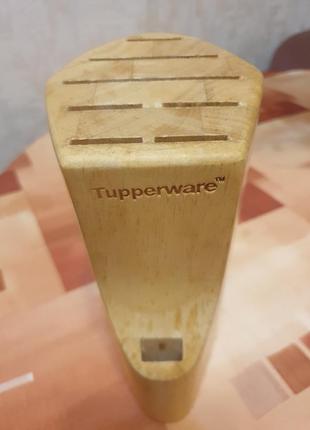 Tupperware таппервер подставка для ножей деревянная мастер1 фото