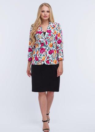 Жакет алеся н-27 котон тюльпани