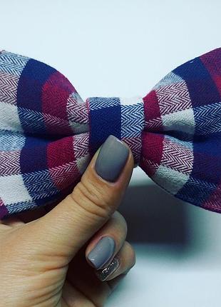 Яркая бабочка в клеточку  ручной работы