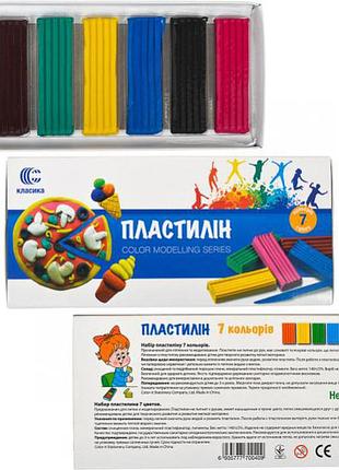 Пластилин 140 г 7 цветов