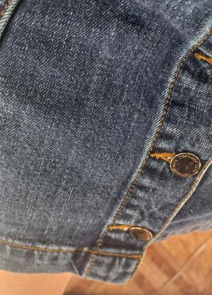 Джинсова спідниця трапеція, джинсовая юбка трапеция5 фото