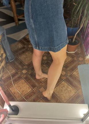 Джинсова спідниця трапеція, джинсовая юбка трапеция7 фото