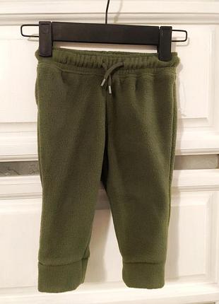 Спортивные штаны с начесом на мальчика на 1 год 2