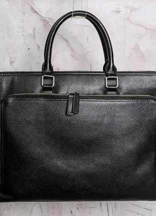 Кожаная сумка-портфель