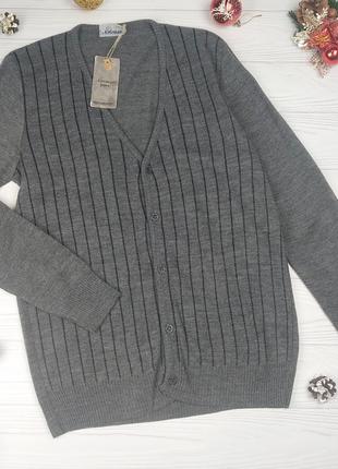🔥кардиган кофта светр светр чоловічий шерсть італія р. м2 фото