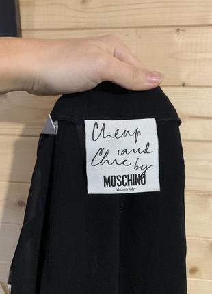 Необычные брюки палаццо оригинал moschino cheap&chic7 фото