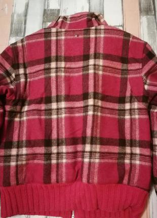 Об'ємний вовняної бомбер куртка tommy hilfiger преппі стиль 5