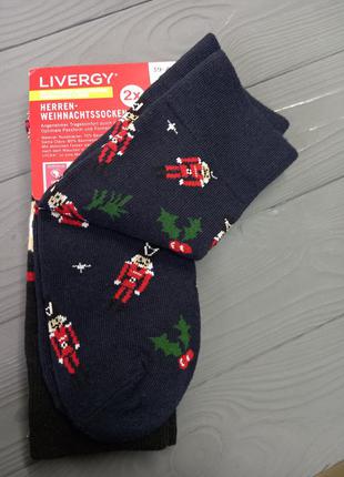 Чоловічі новорічні шкарпетки, комплект р. 39-42